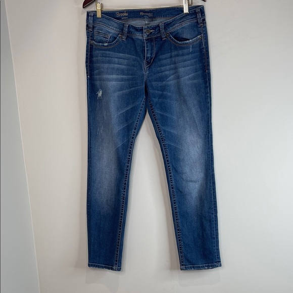Revolution by Ricki’s Brooke Boyfriend Fit Jeans Blue Medium Wash Stretch 30 - Picture 2 of 11